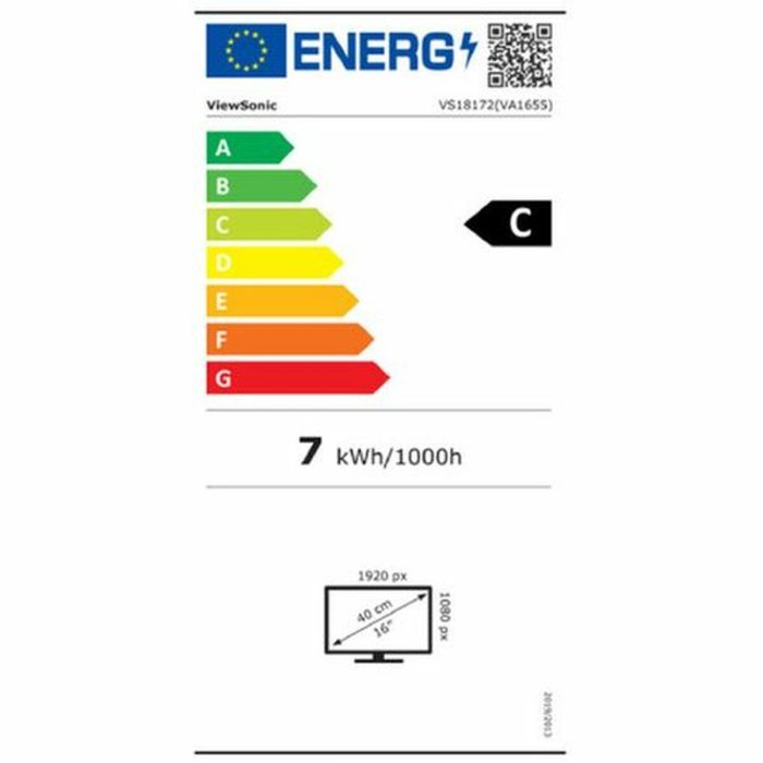 Monitor Videowall ViewSonic VA1655 16" Full HD 1