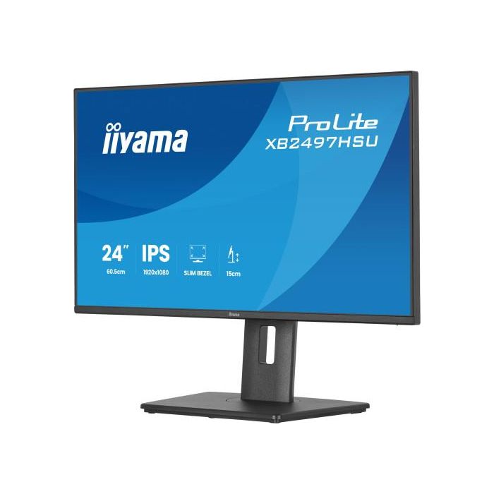 iiyama XB2497HSU-B1 Monitor 23.8" Full HD IPS 4ms 120Hz HDMI DisplayPort USB VESA Negro 5