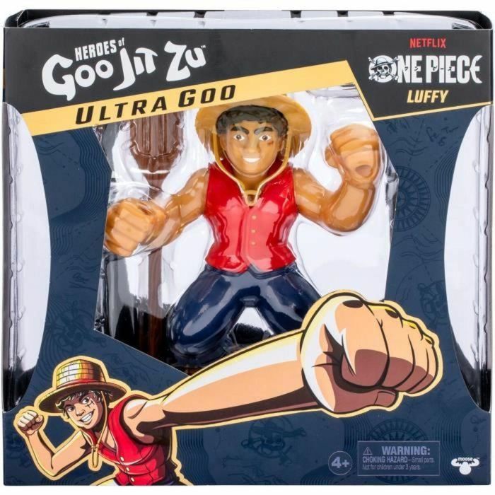 Ultragoo Luffy 17cm - HERoeS OF GOO JIT ZU - ONE PIECE - Figura estirable con accesorios