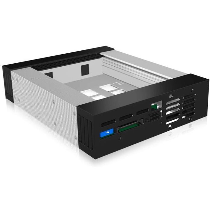 Icy Box 3,5/2,5" SATA/SAS in 1x5,25" Storage bay adapter - black 4