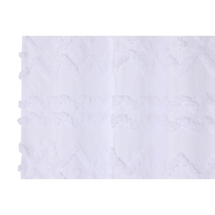 Cortina Boho DKD Home Decor Blanco 260 x 140 cm 2