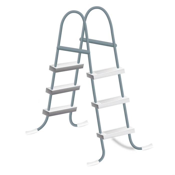 Intex Piscina Desmontable Rectangular Prism Frame con Depuradora y Escalera 300x175x80cm, 3539L, +6 años 3