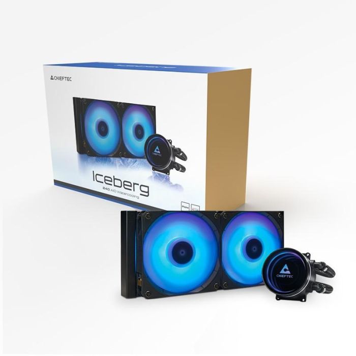K Cooler Wasserkühlung Chieftec Iceberg 240 RGB multi Cooler | 1700| 1200| 1150| 1151| 1155| 1156| 1851| AM5/4/3+/2+/2 9