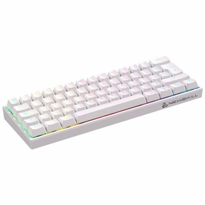 Teclado Inalámbrico Newskill Blanco Qwerty Español 2