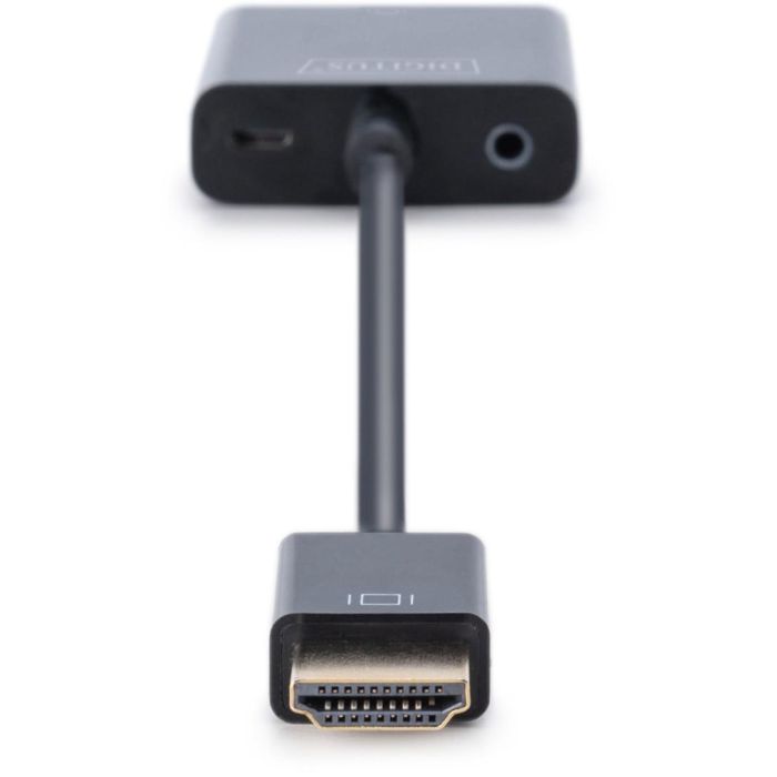 Adaptador HDMI a VGA Digitus DA-70461 Negro 1 Adaptador HDMI a VGA Digitus DA-70461 Negro 1