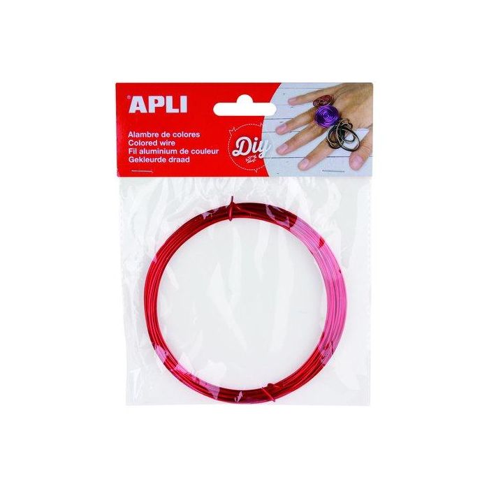 Alambre Apli Ø 1,5 Mm. Rojo 5 Metros