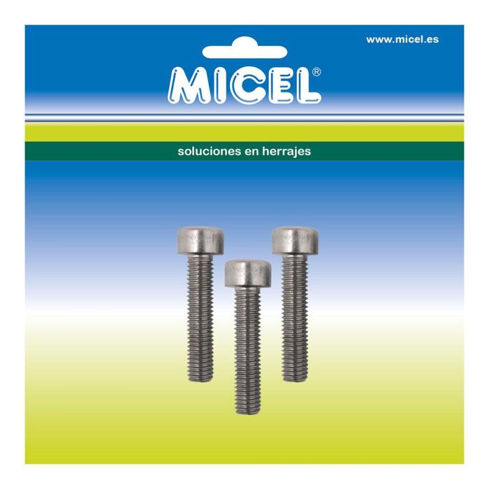 Set de 3 tornillos maquina enrollar toldo tld27 6x30mm 92597 micel 1