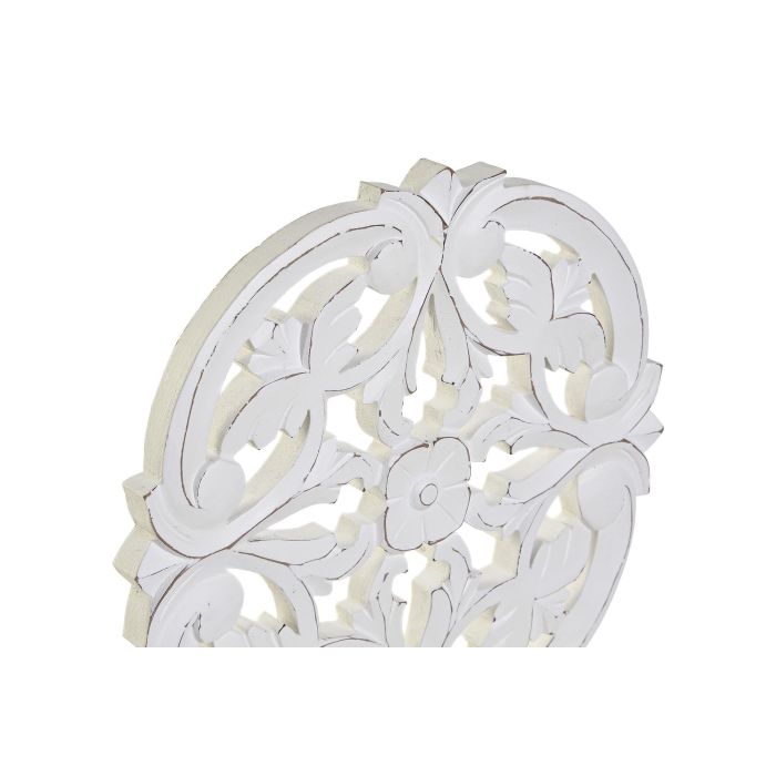 DKD Home Decor Decoración Romántica de Sobremesa de Mango y Metal Blanca 9x36x30 cm (4 Unidades) 1 DKD Home Decor Decoración Romántica de Sobremesa de Mango y Metal Blanca 9x36x30 cm (4 Unidades) 1