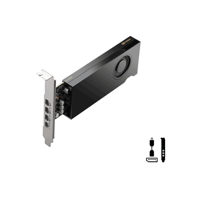PNY Quadro RTX 2000E ADA 16GB GDDR6 4xmDP Tarjeta Gráfica Profesional