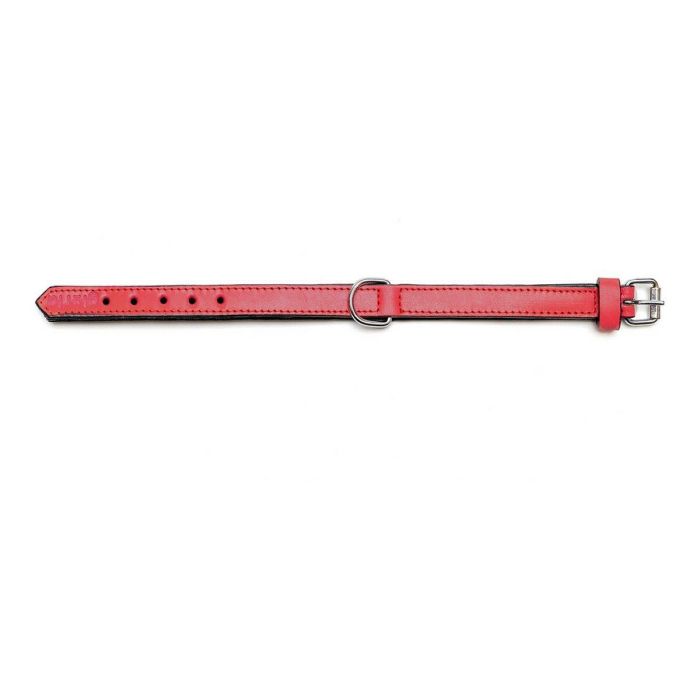 Collar Piel Acolchado 50 cm X 25 mm Rojo 6 Collar Piel Acolchado 50 cm X 25 mm Rojo 6