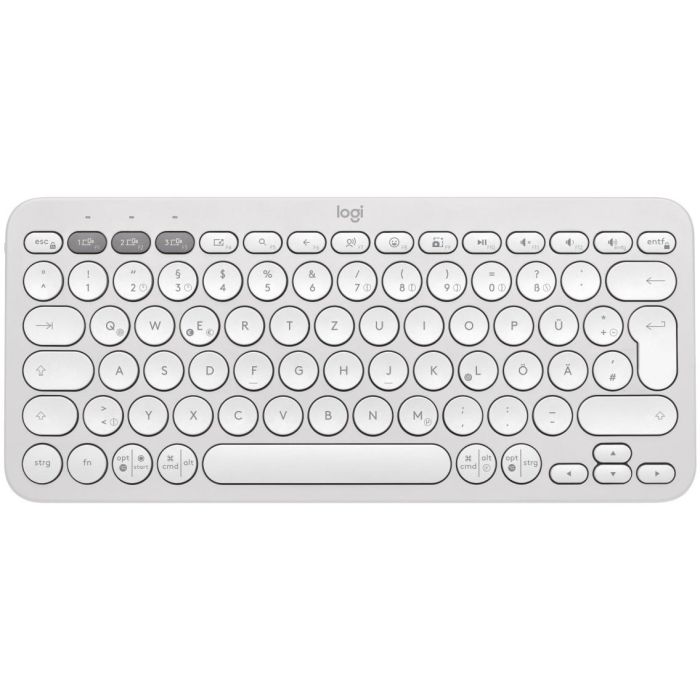 Logitech PEBBLE KEYS 2 K380S TONAL WHITE 0 Logitech PEBBLE KEYS 2 K380S TONAL WHITE 0