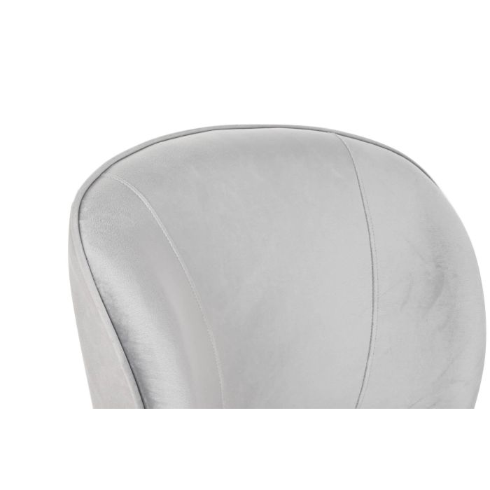 DKD Home Decor Butaca Gris Negro 66 x 76 x 59 cm Poliester y Madera 2