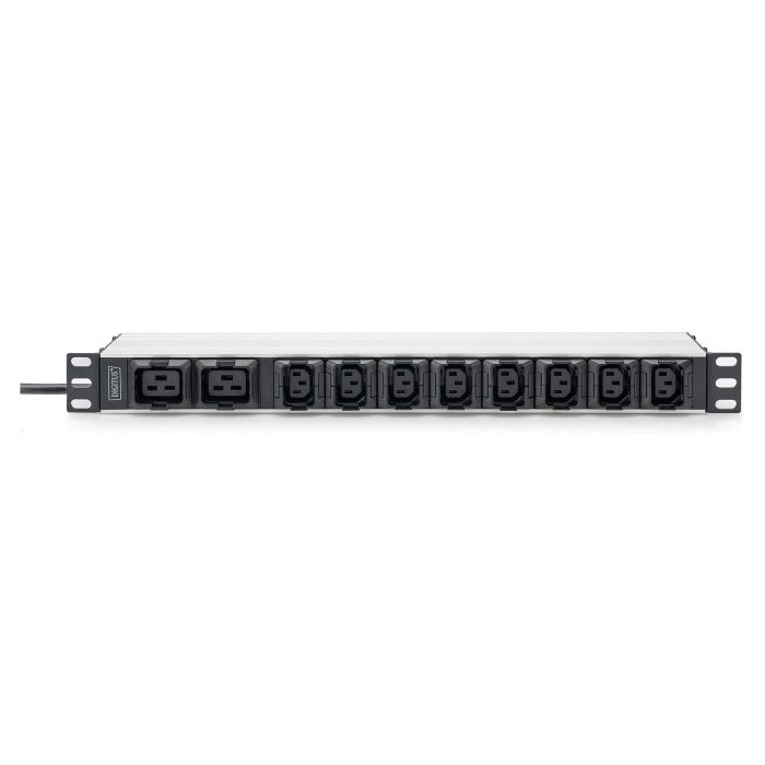 Digitus PDU 1HE 8xC13 2xC19 Regleta de enchufes 230V/16A Negro