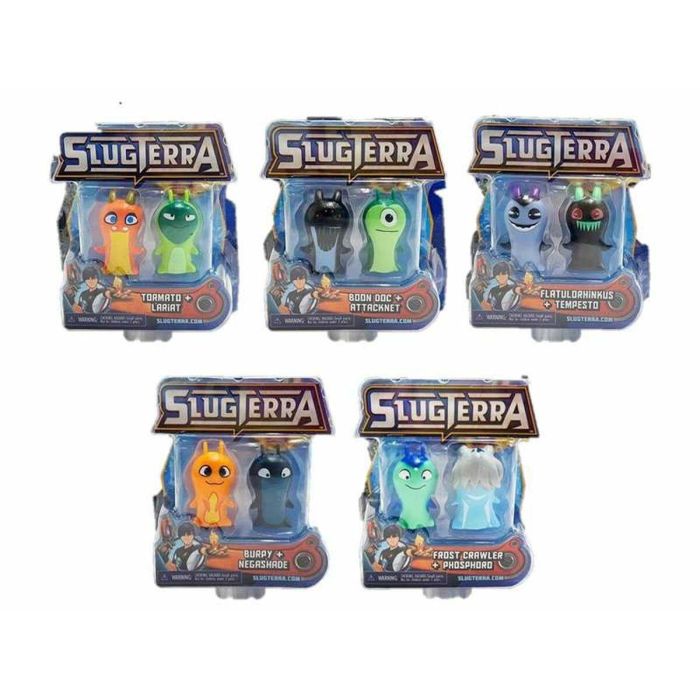 Figura slugterra pack de 2 figuras 4.5 cm - modelos surtidos 2 Figura slugterra pack de 2 figuras 4.5 cm - modelos surtidos 2