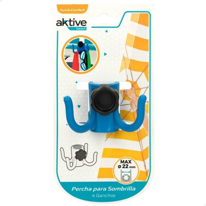 Colgador para sombrilla Colorbaby Plástico 11 x 5 x 11 cm (30 unidades) 1 Colgador para sombrilla Colorbaby Plástico 11 x 5 x 11 cm (30 unidades) 1