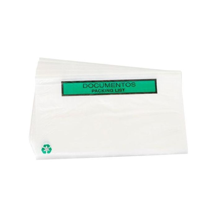 Sobre Documentos Packing List 240x135 mm Caja 100 Unidades 100% Reciclable