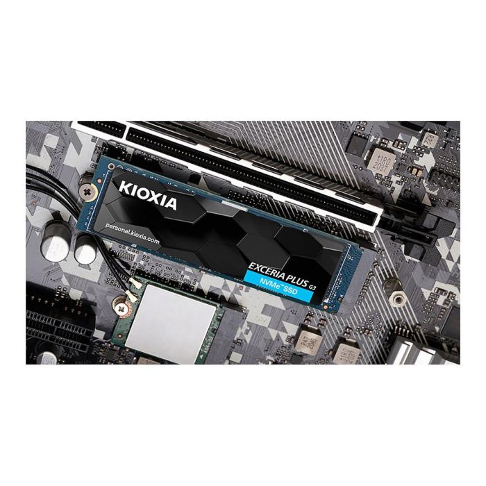 KIOXIA EXCERIA PLUS G3 SSD M.2 NVMe PCIe 4.0 x4 1TB, 5000 MB/s Lectura, 3900 MB/s Escritura
