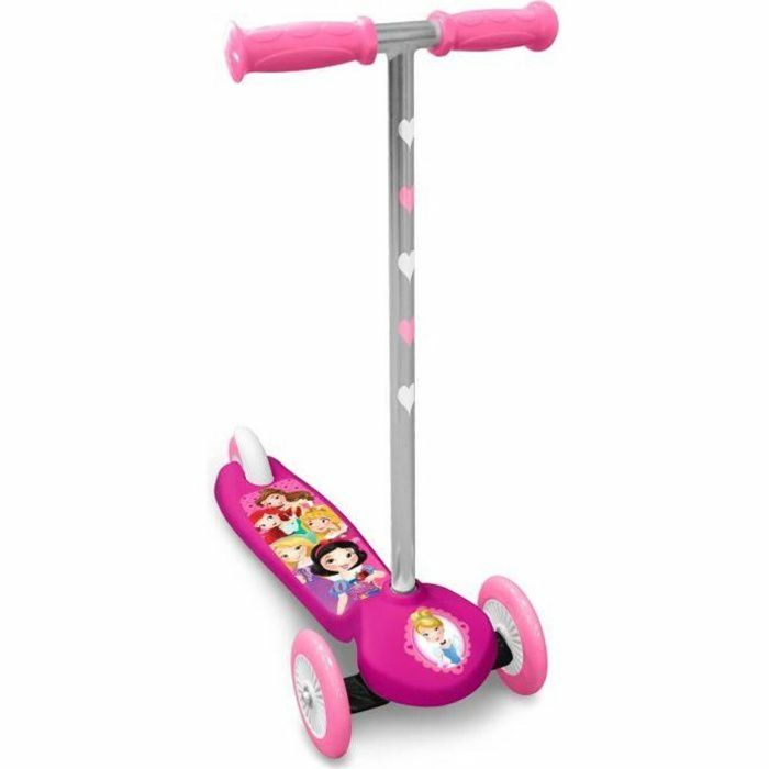 Stamp Scooter 3 Ruedas Princesas Disney Dirección por Inclinación Freno Trasero ABEC 5 Antideslizante Niña +2 Años