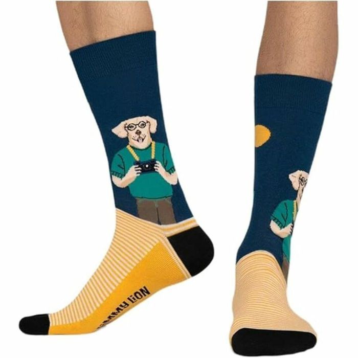 Calcetines Jimmy Lion The Photographer Azul oscuro 36-40 2 Calcetines Jimmy Lion The Photographer Azul oscuro 36-40 2