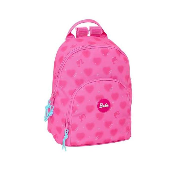 Mini Mochila Safta Barbie Corazones 300x250x130 mm Mini Mochila Safta Barbie Corazones 300x250x130 mm
