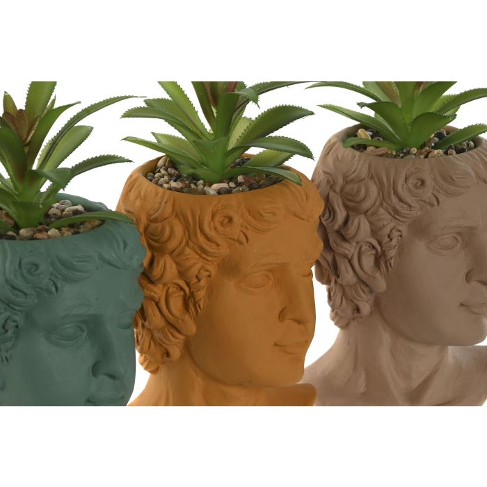 Planta Neoclasico DKD Home Decor Verde Marron 10.5 x 18.5 x 10.5 cm (12 Unidades) Planta Neoclasico DKD Home Decor Verde Marron 10.5 x 18.5 x 10.5 cm (12 Unidades)