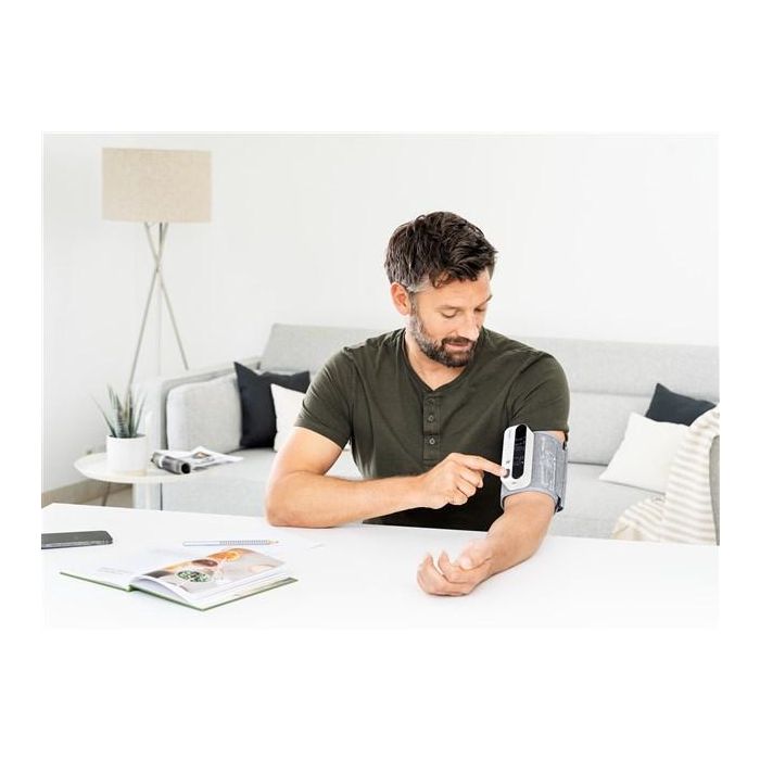 Beurer Tensiometro de Brazo Integral con Bluetooth, Brazalete Integrado para Medir Presión Arterial y Pulso 3 Beurer Tensiometro de Brazo Integral con Bluetooth, Brazalete Integrado para Medir Presión Arterial y Pulso 3