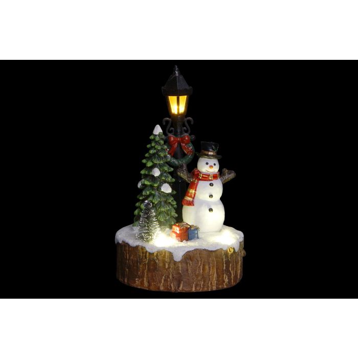 Figura Navidad Tradicional DKD Home Decor Multicolor 9 x 13 x 9 cm (2 Unidades) 1