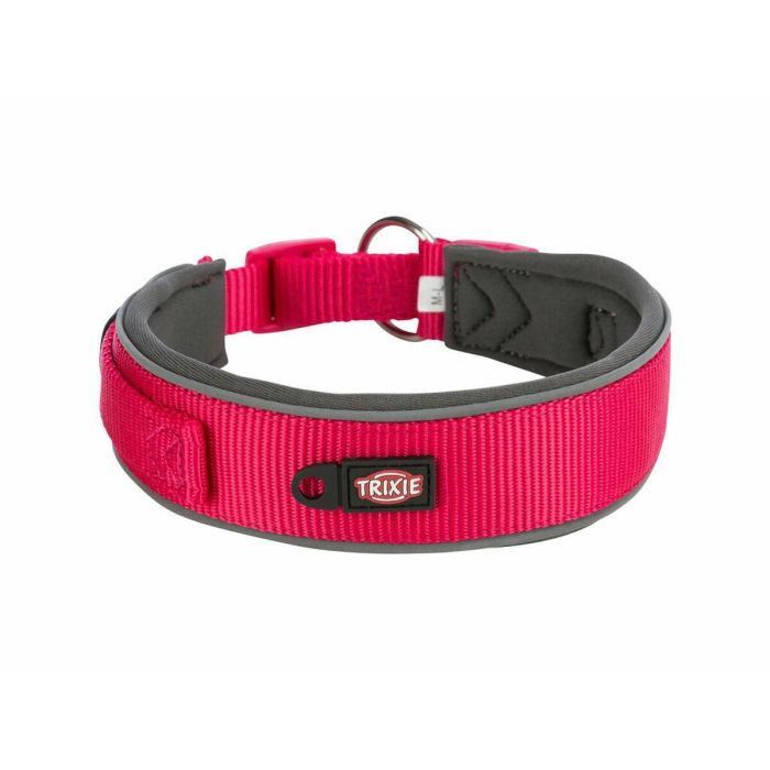 Collar para Perro Trixie Premium Grafito Fucsia M/L 40-48 cm 4