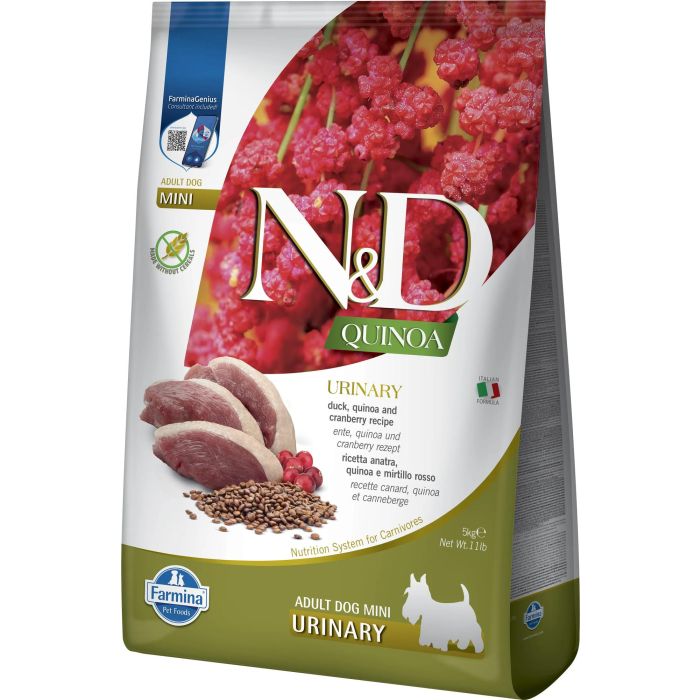 Farmina N&D Quinoa Urinary Mini Pienso para Perros 5 kg