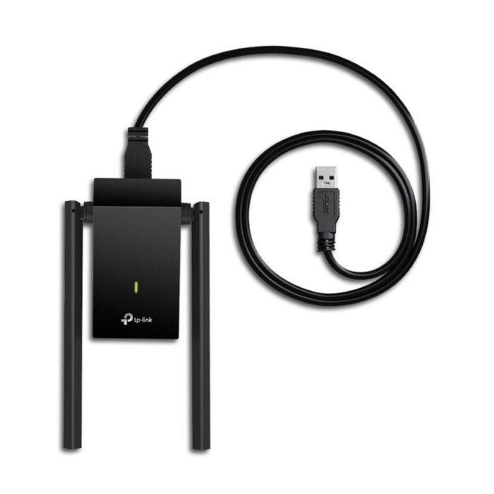 TP-Link AC1300 Archer T4U Plus Adaptador USB WiFi Doble Banda 1300Mbps USB 3.0 802.11ac con Antenas Alta Ganancia Ajustables 2