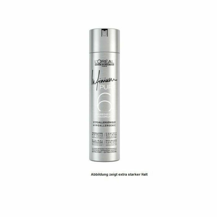 L'Oréal Infinium Laca de Fijación Fuerte 300 ml - Hipoalergénica, Sin Olor 1 L'Oréal Infinium Laca de Fijación Fuerte 300 ml - Hipoalergénica, Sin Olor 1