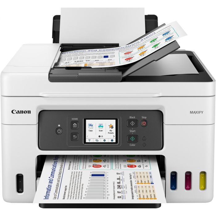 Canon Maxify Gx4050 - Impresora Multifunción Color, 4 en 1, Wi-Fi, Ethernet, Nube, ADF, Pantalla Táctil 4