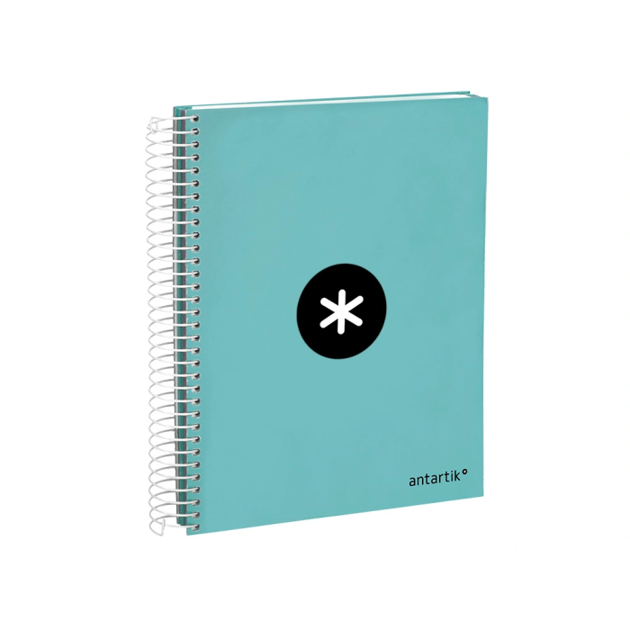 Antartik Cuaderno Espiral A5 Micro 120 Hojas 90gr Cuadro 5mm Banda 5 Color Menta 4