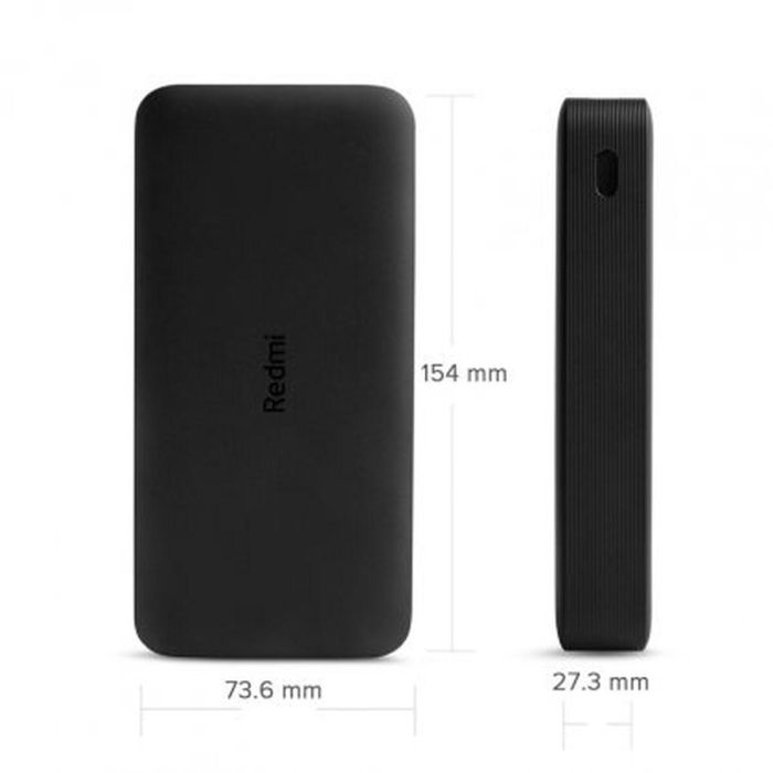 Powerbank Xiaomi Redmi Fast Charge 18W Negro 20000 mAh 31 Powerbank Xiaomi Redmi Fast Charge 18W Negro 20000 mAh 31