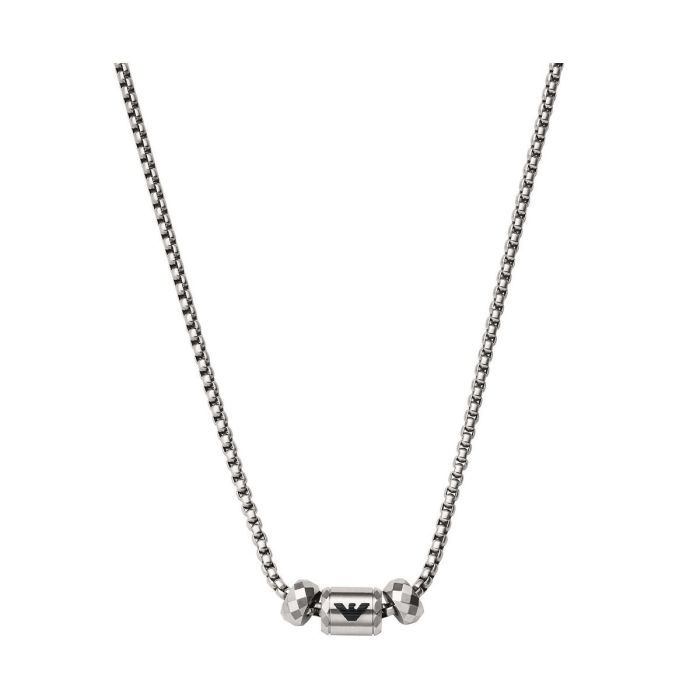 Collar Hombre Emporio Armani EGS2777040 Plateado