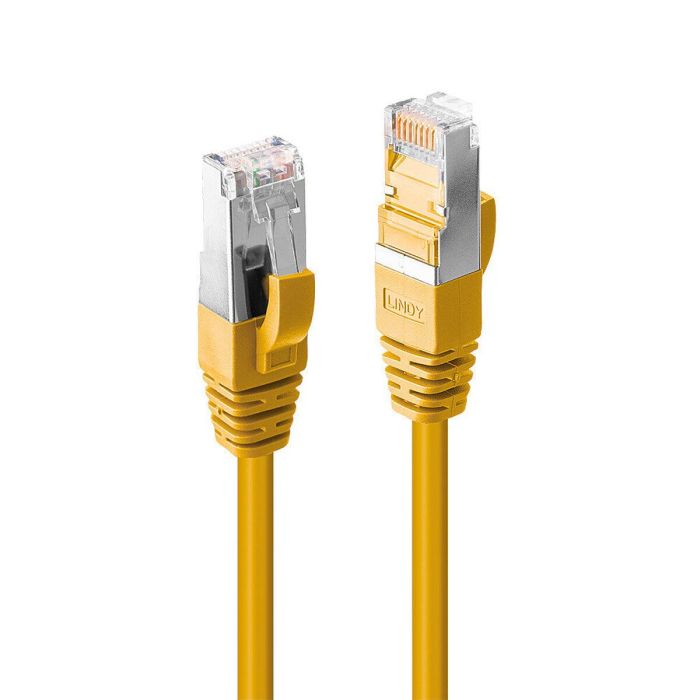 Cable RJ45 Categoría 6 FTP Rígido LINDY 45986 Amarillo 10 m 1 unidad