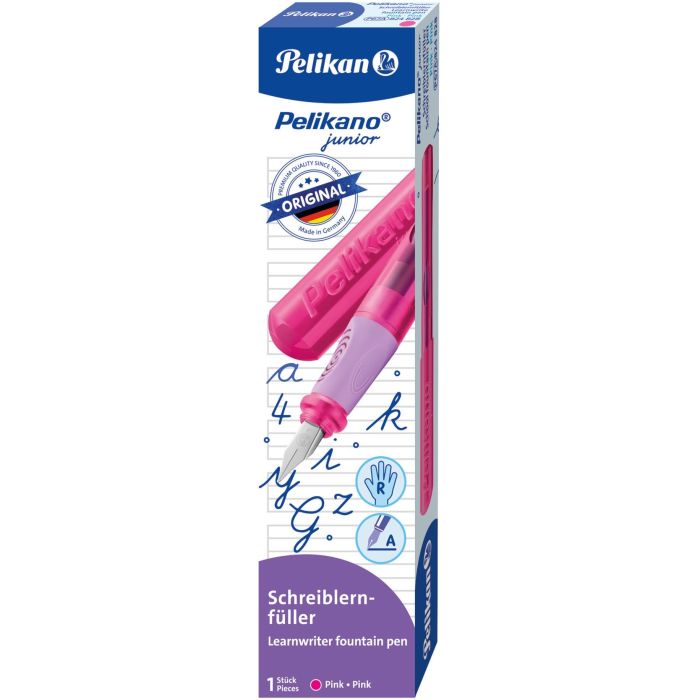 Pelikan Pelikano Junior Schreiblernfüller Rechtshä. Pink A 0 Pelikan Pelikano Junior Schreiblernfüller Rechtshä. Pink A 0