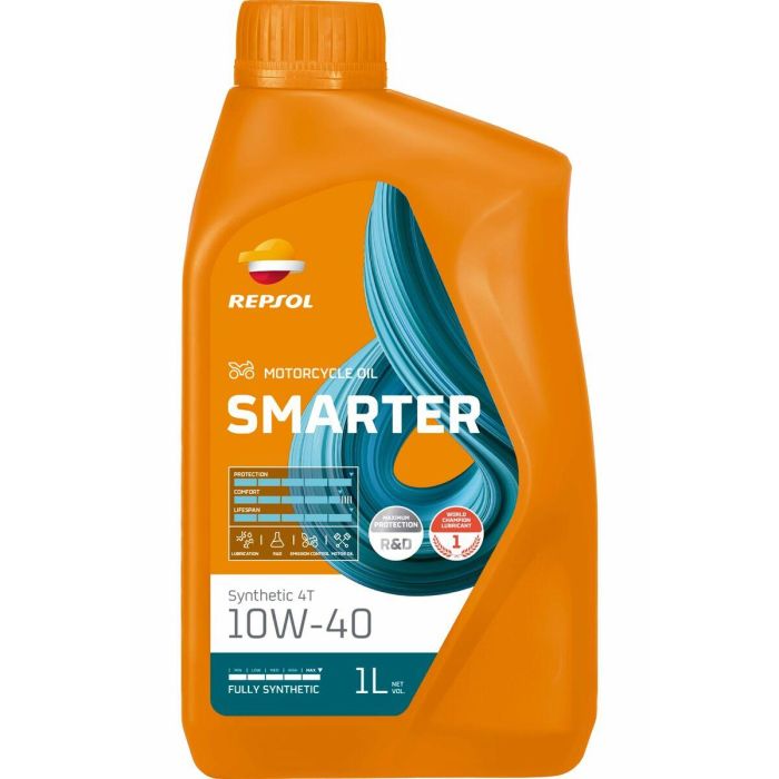 Aceite de Motor para Moto Repsol Smarter 10W40 1 L 1