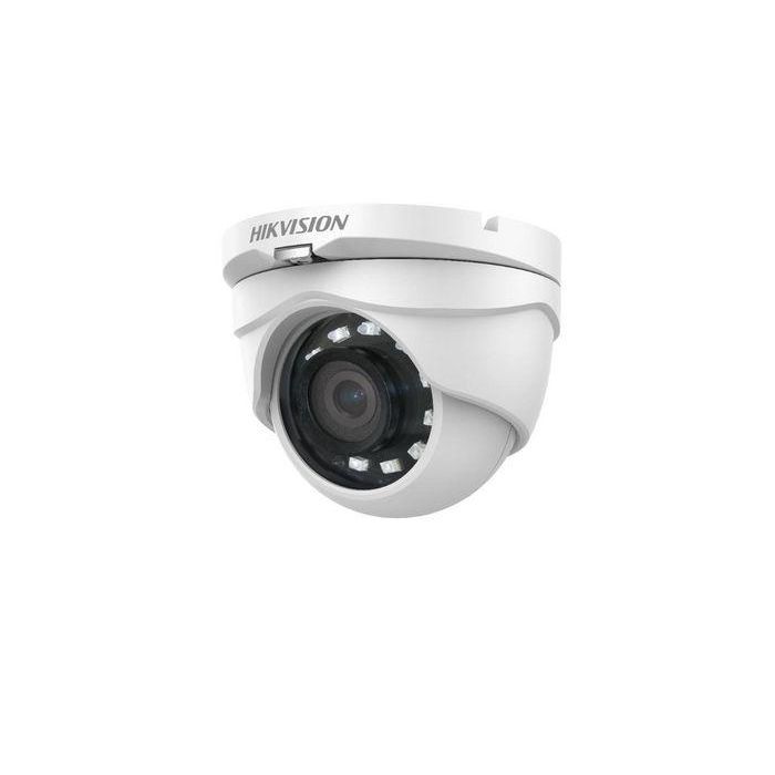 Hikvision Cámara HD Turret 2MP 3.6mm IR25 IP67 12V 4en1 Metálica - HD1080P @25fps, 25m IR, IP66