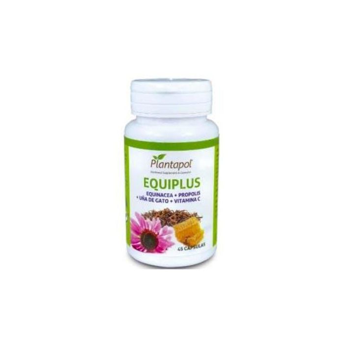 PLANTAPOL Equiplus: Equinácea, Propóleo, Uña Gato, Vitamina C para Reforzar Defensas. 45 Cápsulas