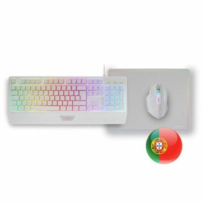 Teclado Mars Gaming Blanco