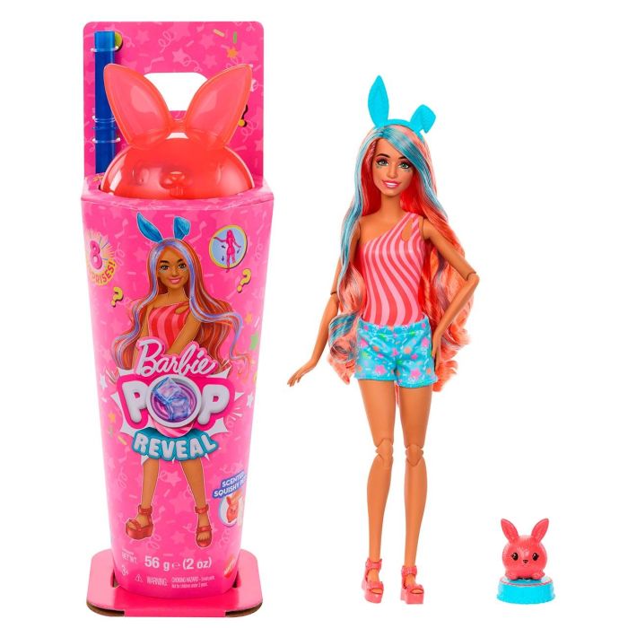 Barbie Pop Reveal Fiesta De Animales Conejito Jcn87 Mattel