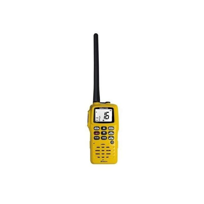 Paquete VHF portátil - NAVICOM - RT411+220V PAGO DE CARGADOR - CABLE USB 2