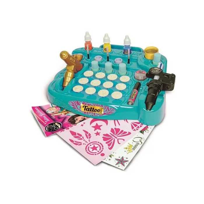 Clementoni CLE8005125529711 Estudio de Tatuajes para Niños a Partir de 7 Años 2