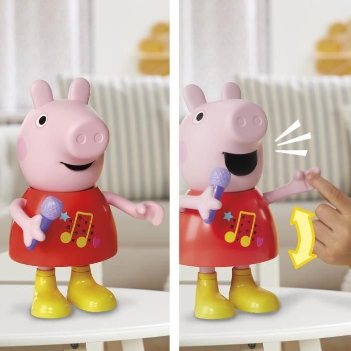 Juguete musical parlante y cantor de Peppa Pig con más de 50 sonidos, frases y canciones, juguetes preescolares para niñas y niños 5