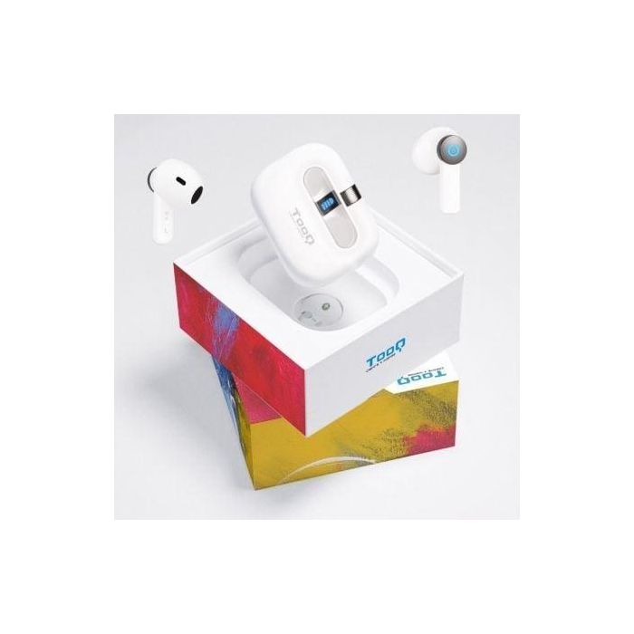 Auriculares Bluetooth TooQ Bender TQBWH-0031W con estuche de carga/ Autonomía 4h/ Blancos 4 Auriculares Bluetooth TooQ Bender TQBWH-0031W con estuche de carga/ Autonomía 4h/ Blancos 4