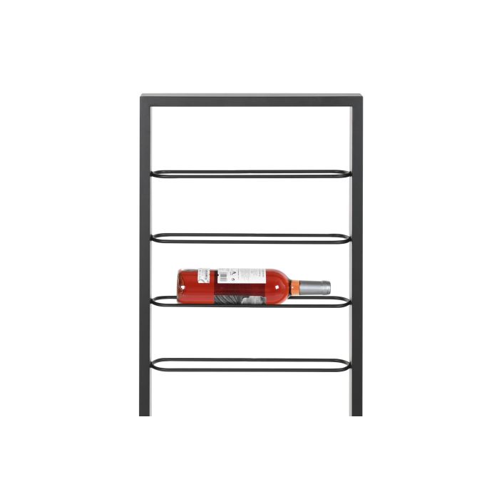 Botellero Loft DKD Home Decor Negro 6 x 120 x 42 cm (2 Unidades) 4 Botellero Loft DKD Home Decor Negro 6 x 120 x 42 cm (2 Unidades) 4