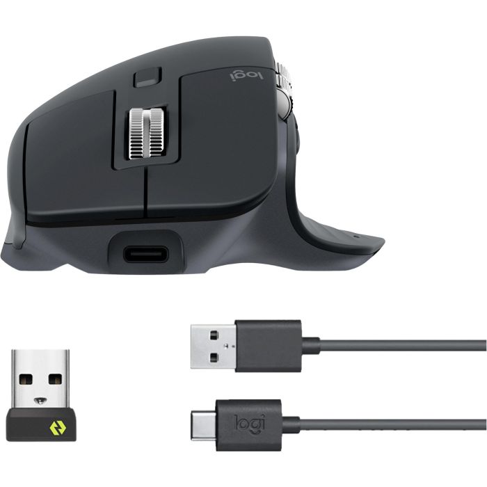 Logitech MX MASTER 3S Master Series Ratón Inalámbrico Ergonómico Graphite 8 Logitech MX MASTER 3S Master Series Ratón Inalámbrico Ergonómico Graphite 8