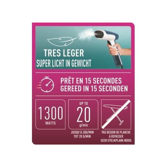 Plancha vertical Calor DT6130C0 1300 W 2 Plancha vertical Calor DT6130C0 1300 W 2