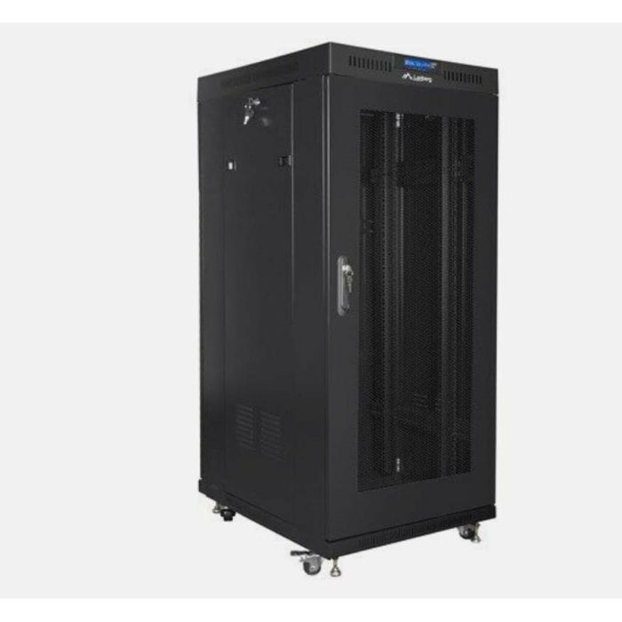 Lanberg FF01-6827-23BL armario rack 27U Rack o bastidor independiente Negro 2 Lanberg FF01-6827-23BL armario rack 27U Rack o bastidor independiente Negro 2